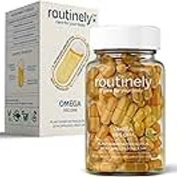 routinely Vegan Omega 3 Capsule With Pure Dha,Plant-Based,Minty Fresh Algal Oil|Advanced Technology|Supports Muscle,Vision,And Brain Health|30 Capsules,1 Count-image-7