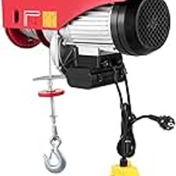 Nutronics NS-EH 600X20mtrs 1020W Copper Winding Mini Electric Hoist for Small Job Works and Domestic Use Purposes, 20Mtr Wire & 4.5mm Wire Rope Electric Hoist PA 600-picture-29