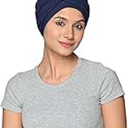 The Headscarves Women's Bamboo Viscose Iris Cap Free Cap Chemo Hair Loss (HS122_Multicolor)-image-91