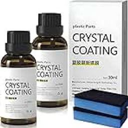 Revin Enterprise 2pc Crystal Coating for Car, Bike Plastic Parts. 30ml PVC Restorer for Revitalizing Coating Agent. Car Maintenance Dashboard Plastic Parts Cleaner Polish Shining Accessories (2)-image-67