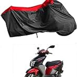 RiderShine UV Protection Dust Proof Scratch Proof Premium Sporty Black Red- Bike/Scooty Cover Ntorq 125 Race Edition and Super Squad Edition-image-49