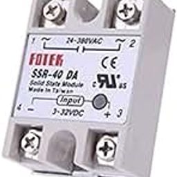 Robodo Solid State Relay Module DC To AC SSR-40DA 3-32VDC/24-380VAC 40A (BE0050)-0