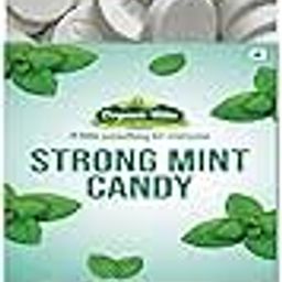 Organic Bites Mint Candy (Extra Strong Mint Candy) Sugar Bolied Mint Candy-400 gm (200 gm X 2 Jar)-image-54