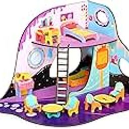 Webby Candy Craze A Sweet Retreat All Side Play Doll House for Girls & Boys DIY Paint Wooden Doll House Toy with Furniture for Kids-image-28