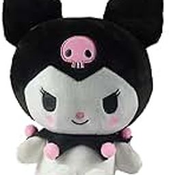 SHRI TOYS Adorable 35 CM Kuromi Plush Toy – Cute Stuffed Animal Character Stuffed Doll – Soft, Cuddly Gift for Kids, Girls, and Anime Fans – Perfect for Room Décor, or Play – Charming Kuromi-picture-12