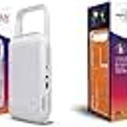 wipro Safari Emergency Rechargeable Led Lantern with 7200 Mah Battery | Brightness Control Feature | in- Built Mobile Charging Point | Pack of 2,Multicolor-16