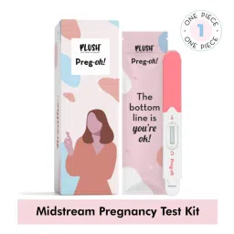 Plush Preg-oh! Midstream Pregnancy Test Kit For Women 99% Accuracy-picture-0