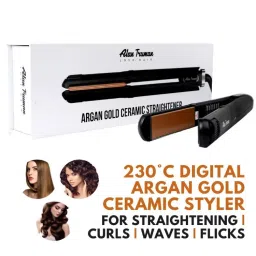 Alan Truman Professional Argan Infused Gold Ceramic Straightener-picture-10