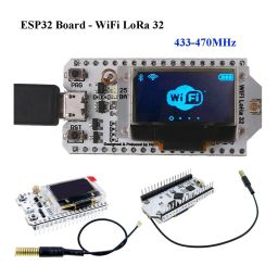 ESP32 LoRa SX1278 0.96 inch OLED Display Development Board WiFi, Bluetooth, Dual-Core, 240MHz, CP2102, 433/470MHz Antenna for ArduinoSmart WIFI LoRa 32 - RS1787ESP32 LoRa SX1278 0.96 inch OLED Display Development Board WiFi, Bluetooth, Dual-Core, 240MHz, CP2102, 433/470MHz Antenna for ArduinoSmart WIFI LoRa 32 - RS1787 image 1