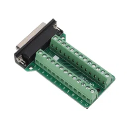 DB25-M2 DB25 to Terminal Block With Nut (Female DB25) DB25 To Terminal Block Connector DB25 Male to Terminal Block Adapter For DIY Electronics - RS3928DB25-M2 DB25 to Terminal Block With Nut (Female DB25) DB25 To Terminal Block Connector DB25 Male to Terminal Block Adapter For DIY Electronics - RS3928-2