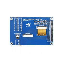 Waveshare 4.3inch Capacitive Touch LCD 800x480 Pixels Resolution IPS Panel 216 Colors Via 24-Bit RGB Interface For Pi- RS3060Waveshare 4.3inch Capacitive Touch LCD 800x480 Pixels Resolution IPS Panel 216 Colors Via 24-Bit RGB Interface For Pi- RS3060 image 3
