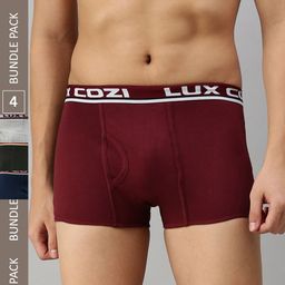 Lux Cozi Men Pack Of 4 Trunks COZI_BIGSHOT_SLP_ASST_4PC-picture-43