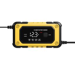 12V/6A Automatic Motorcycle Battery Charger With Pulse Repair & LED Screen Multiple Charging Modes Smart & Automatic Trickle Charger For Lead-Acid Batteries - RS733612V/6A Automatic Motorcycle Battery Charger With Pulse Repair & LED Screen Multiple Charging Modes Smart & Automatic Trickle Charger For Lead-Acid Batteries - RS7336 image 3