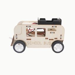 DIY School Bus STEM Kit School Bus Model Kit DIY Educational Science Assembly Blocks Toys Physics Experiment Kit - RS6330DIY School Bus STEM Kit School Bus Model Kit DIY Educational Science Assembly Blocks Toys Physics Experiment Kit - RS6330 image 3