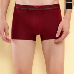 HiFlyers Pack Of 3 Mid Rise Odor Free Trunks HF501_PO3_BMO_S-22
