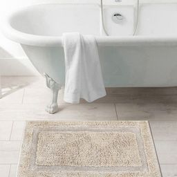 OBSESSIONS Beige Solid Pure Cotton Ozen Anti-Skid Bath Rug-image-28