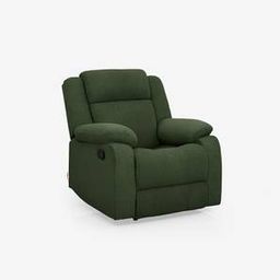 duroflex Avalon Fabric One Seater Manual Recliner in Green-picture-34