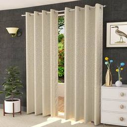 presto Cream Cotton Room Darkening Window Curtain-picture-48