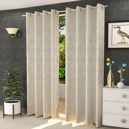 presto Cream Cotton Room Darkening Window Curtain-picture-16