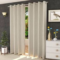 presto Cream Cotton Room Darkening Door Curtain-picture-12
