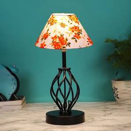devansh Mckenzie Multicolor Cotton Table Lamp With Iron Base-picture-26