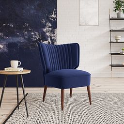 Duke Accent Chair in Navy Blue Colour-image-7