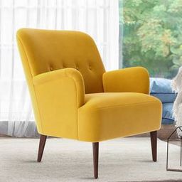 home lifestylez London Accent Chair in Yellow Colour-picture-12