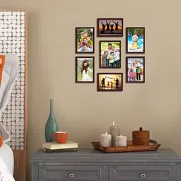 elegant arts and frames Brown Synthetic Wood Photoframe-picture-0