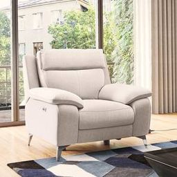 urban ladder Emila One Seater Motorized Recliner in Cream-picture-39