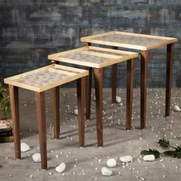 a tiny mistake Majestic Solid Wood Side Table in Multicolor Finish-picture-33
