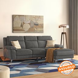 urban ladder Emila Fabric Three Seater Motorized Recliner in Grey-picture-44