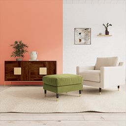 home lifestylez Rieti Fabric Ottoman-picture-43