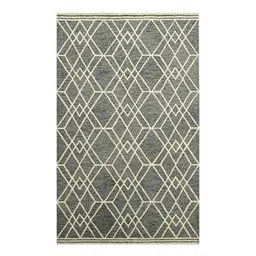 saraswati global Grey Wool 8 X 10 Feet Carpet-picture-38