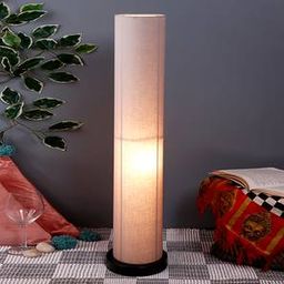 devansh Paget Grey Cotton Shade Floor Lamp-picture-37
