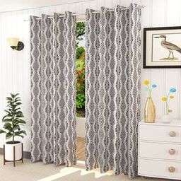 presto Black Cotton Room Darkening Door Curtain-picture-39