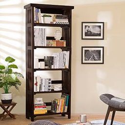 urban ladder Rhodes Solid Wood Bookshelf in Mahogany Finish-picture-33