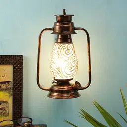 devansh Jolie Multicolor Metal Wall Mounted Lantern Lamp-picture-30