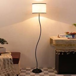 devansh Deven Multicolour Cotton Shade Floor Lamp-picture-19