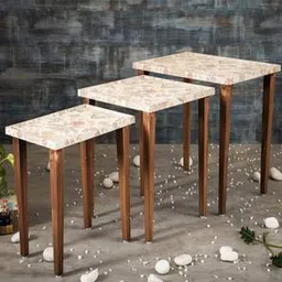 a tiny mistake Heritage Solid Wood Side Table in Multicolor Finish-picture-43