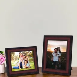 elegant arts and frames Maroon Synthetic Wood Photoframe-picture-8