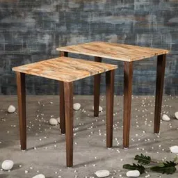 a tiny mistake Mountain Solid Wood Side Table in Laminate Multicolor Finish-picture-7