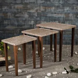 a tiny mistake Honeycomb Solid Wood Side Table in Pu Paper Multicolor Finish-picture-41