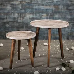 a tiny mistake Boston Solid Wood Side Table in Multicolor Finish-picture-31