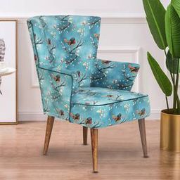 globally indian Phoenix Accent Chair in Black Colour-picture-9