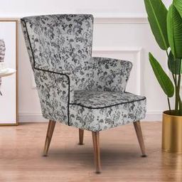 globally indian Elowen Accent Chair in Black Colour-picture-24
