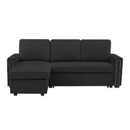 home lifestylez Solace 3 Seater Pull Out Sofa cum Bed In Black Colour-picture-40