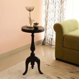 Markus Metal Side Table in Black Finish-image-2