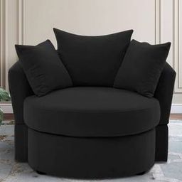 home lifestylez Cloro Accent Chair in Black Colour-picture-40