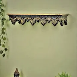 disoo fashions Chellie Black Solid Wood Wall Shelf-picture-46