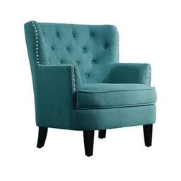 home lifestylez Brogen Accent Chair in Blue Colour-picture-2